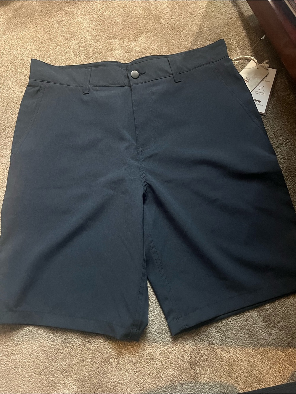Men's Navy Blue Performance Golf Shorts